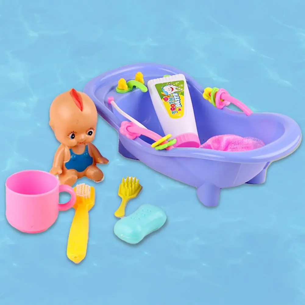 Bathroom Toy Creative Long-lasting Cute Baby Play House Doll Toy for Pool  Shower Toy  Shower Toy