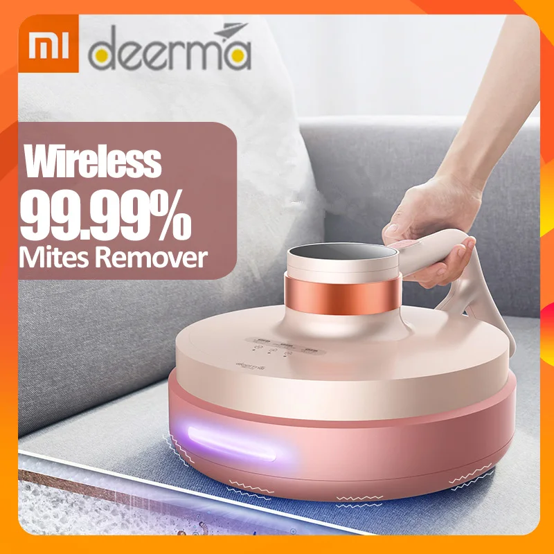 01 Deerma CM2100 УФ пылесос ручной Анти пыль HEPA для удаления клещей Kill 13000Pa кровати