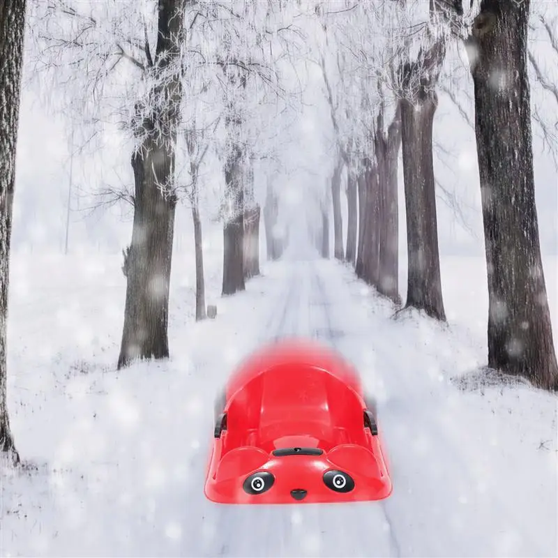 1 шт. утолщенный сноуборд сани песок снег трава доска Очаровательная панда