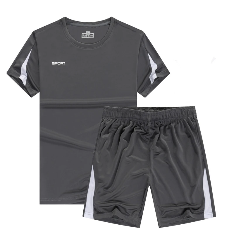 Мужской летний костюм из двух предметов дышащая футболка с коротким рукавом
