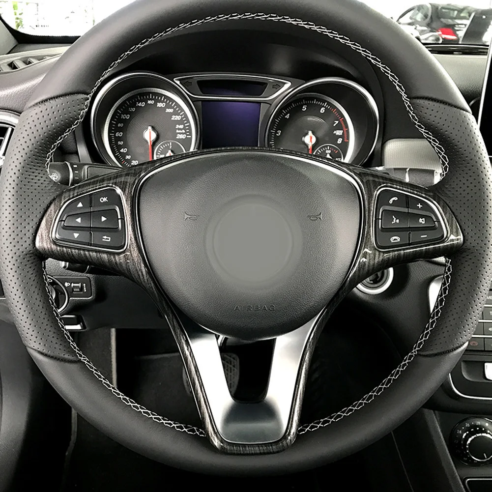 Для Mercedes Benz A B C E GLA CLA GLC GLS GLE V Class W176 W246 W205 W213 W117 C117 X156 X253 W447 Обшивка Рамы рулевого