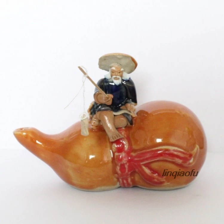 Керамический рыбацкий тыквенный аквариум ландшафтный дизайн декоративные