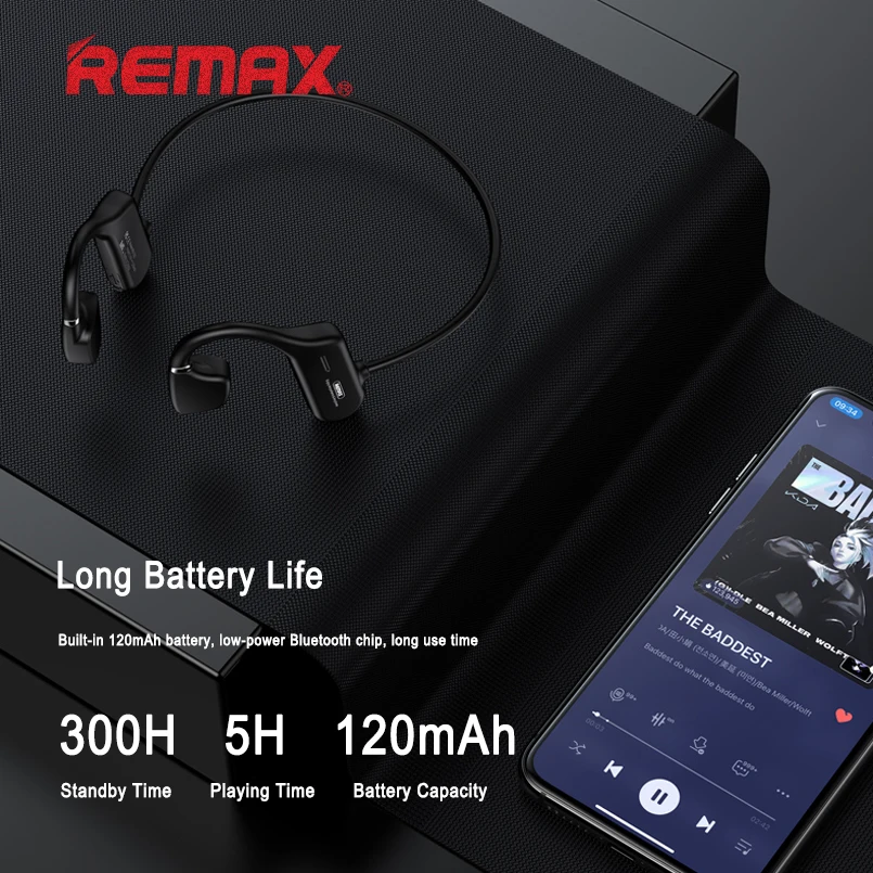 Hi-Fi наушники REMAX RB-S32 беспроводные со звуковым эффектом Bluetooth | Электроника
