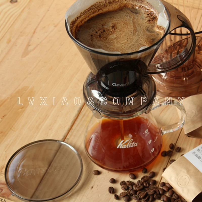 Gotero de inmersi&oacute;n para caf&eacute;, 2-4/4-7 tazas, reutilizable para viaje o uso dom&eacute;stico, perfecto para servir sobre el caf&eacute;-1