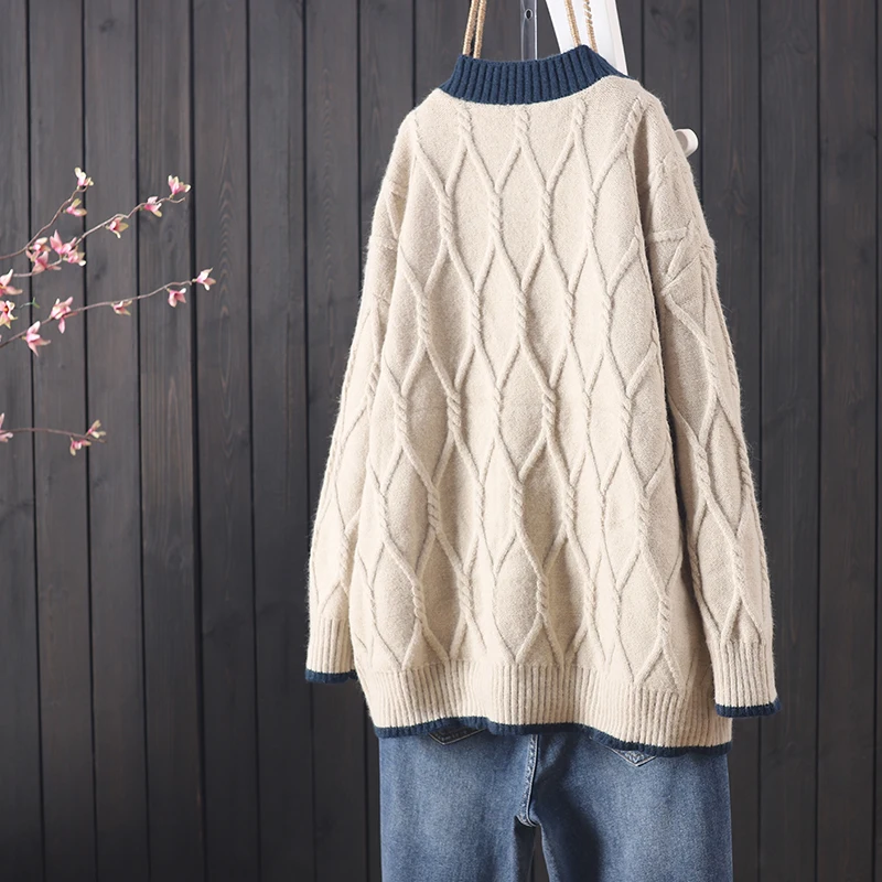 Look for the old style women's open sleeve sweater