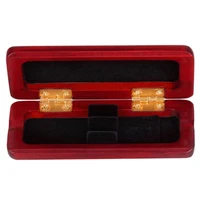 new hk lade maroon walnut oboe reed case with smooth surface for 2pcs oboe reedscase only