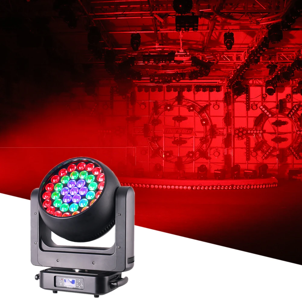 

Светодиодный прожектор DMX512, полноцветсветильник Точечный светильник для диджея, дискотеки, музыкальной вечеринки, световая панель с эффек...
