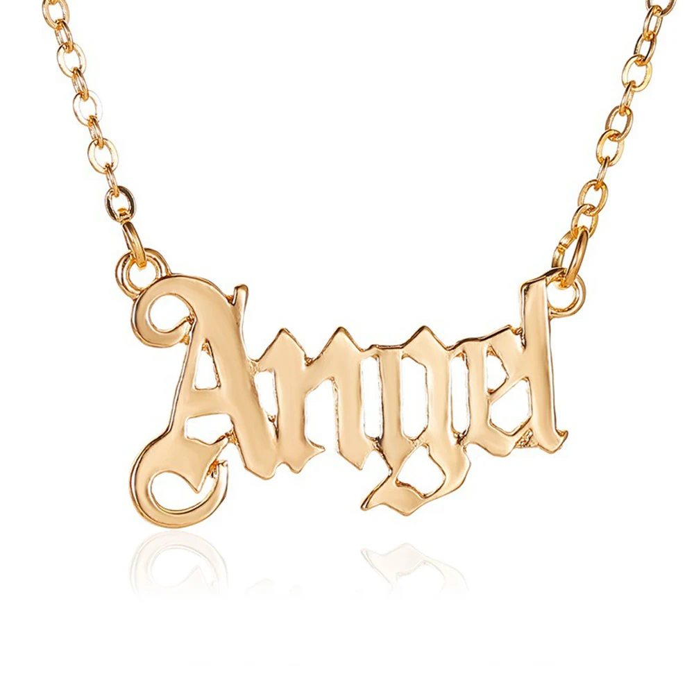 Новое поступление ожерелье FSUNION с изображением горячих ангелов подвесками в виде