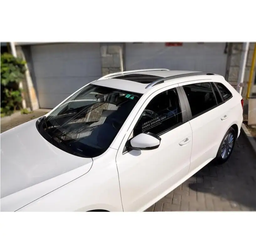 

For Volkswagen VW Gran Lavida 2013-2017 Roof Rack Rails Bar Luggage Carrier Bars top Racks Rail Boxes Aluminum alloy paste style