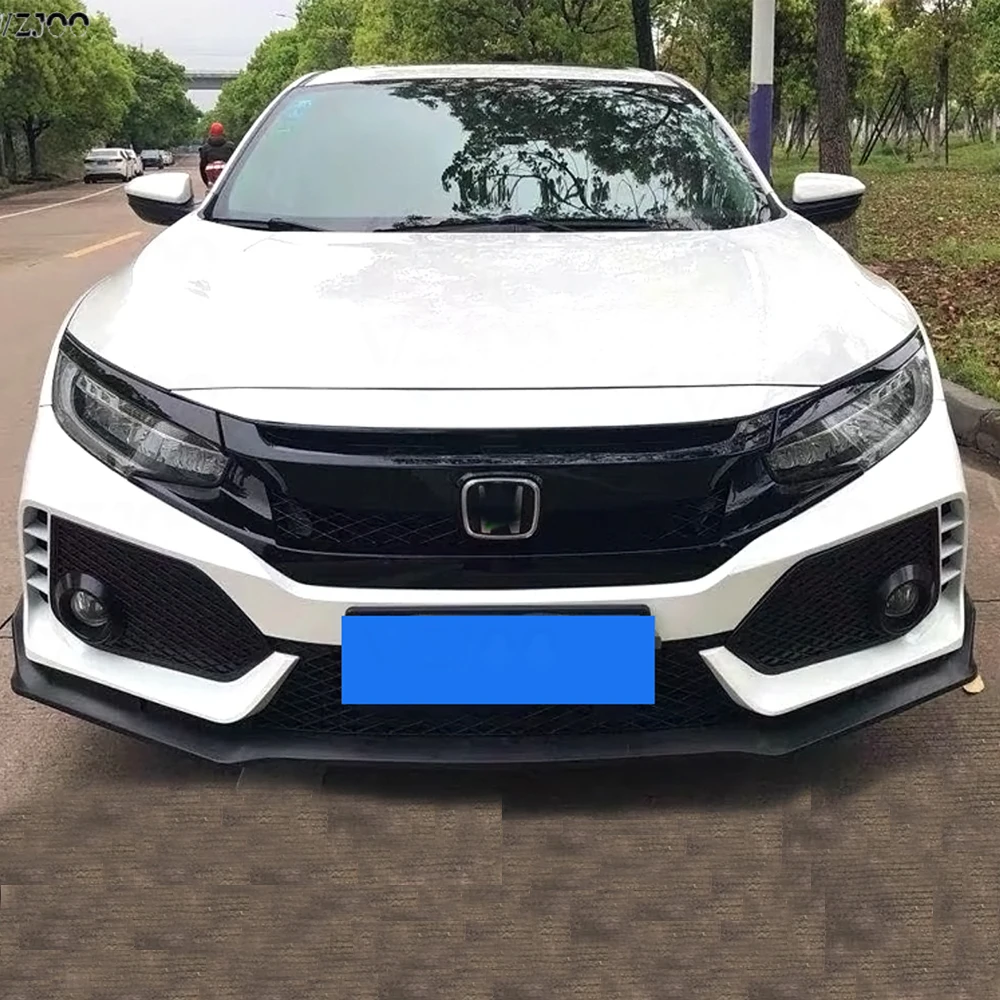 Автомобильный стиль подходит для 2016-2020 Honda Civic 10 поколения TR передняя губа +