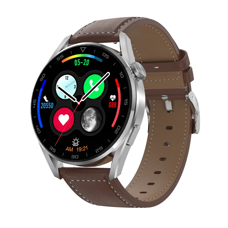 

Смарт-часы DT3Pro, 1,32 дюйма, круглый экран, Bluetooth, IP67, С Пульсометром