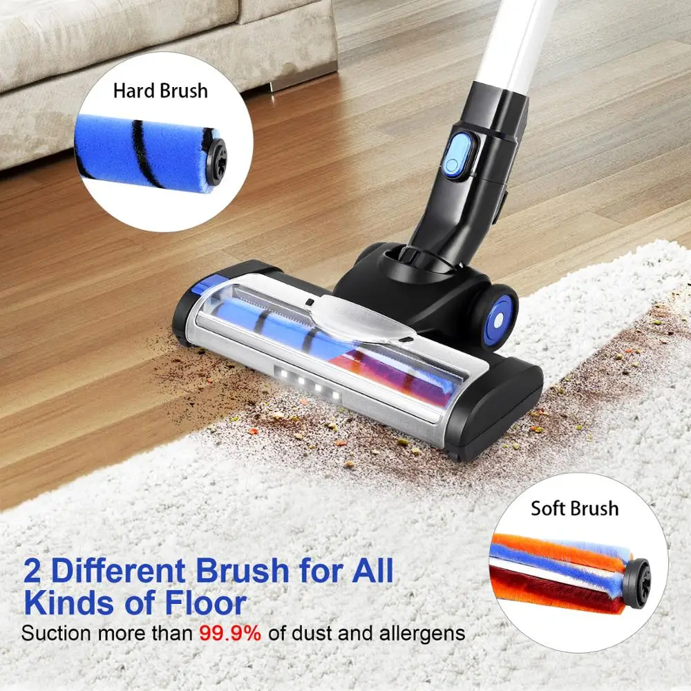 

Vacuum cleaner electric vacuum cleaner charging wireless vacuum cleaner low noise LED mini 250W