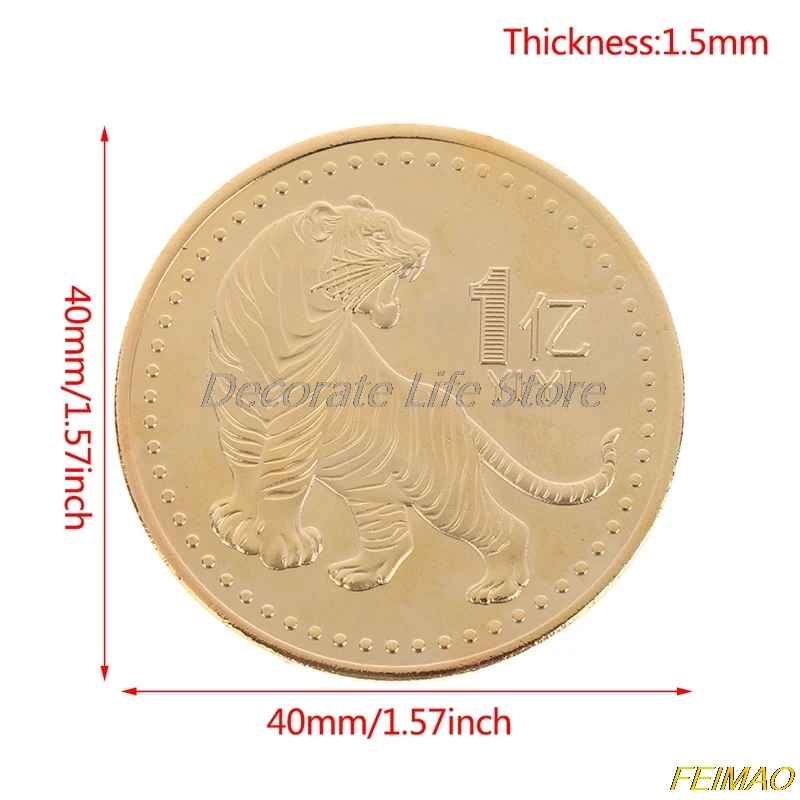 

2022 China New Year Tiger Year Original Commemorative Coin Bimetal Collection