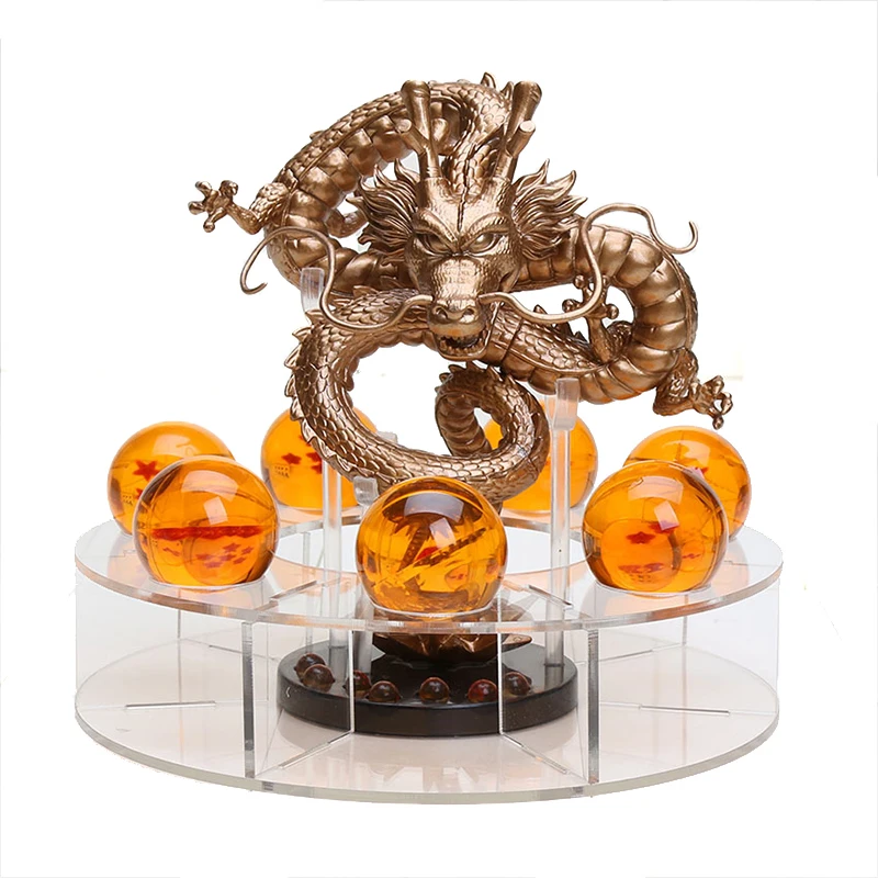 not lamp shenron3 15 см Dragon Ball Shenron figulas прикроватная лампа Dragon Ball Z рисунок ночной Светильник Shenlong+ 7 шт 3,5 см шарики+ акриловая полка DBZ - Цвет: not lamp shenron3