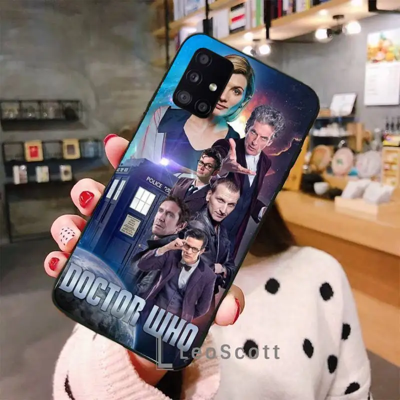 

Tardis Box Doctor Who Phone Case For Samsung A40 A31 A50 A51 A71 A20E A20S S8 S9 S10 S20 Plus note 20 ultra