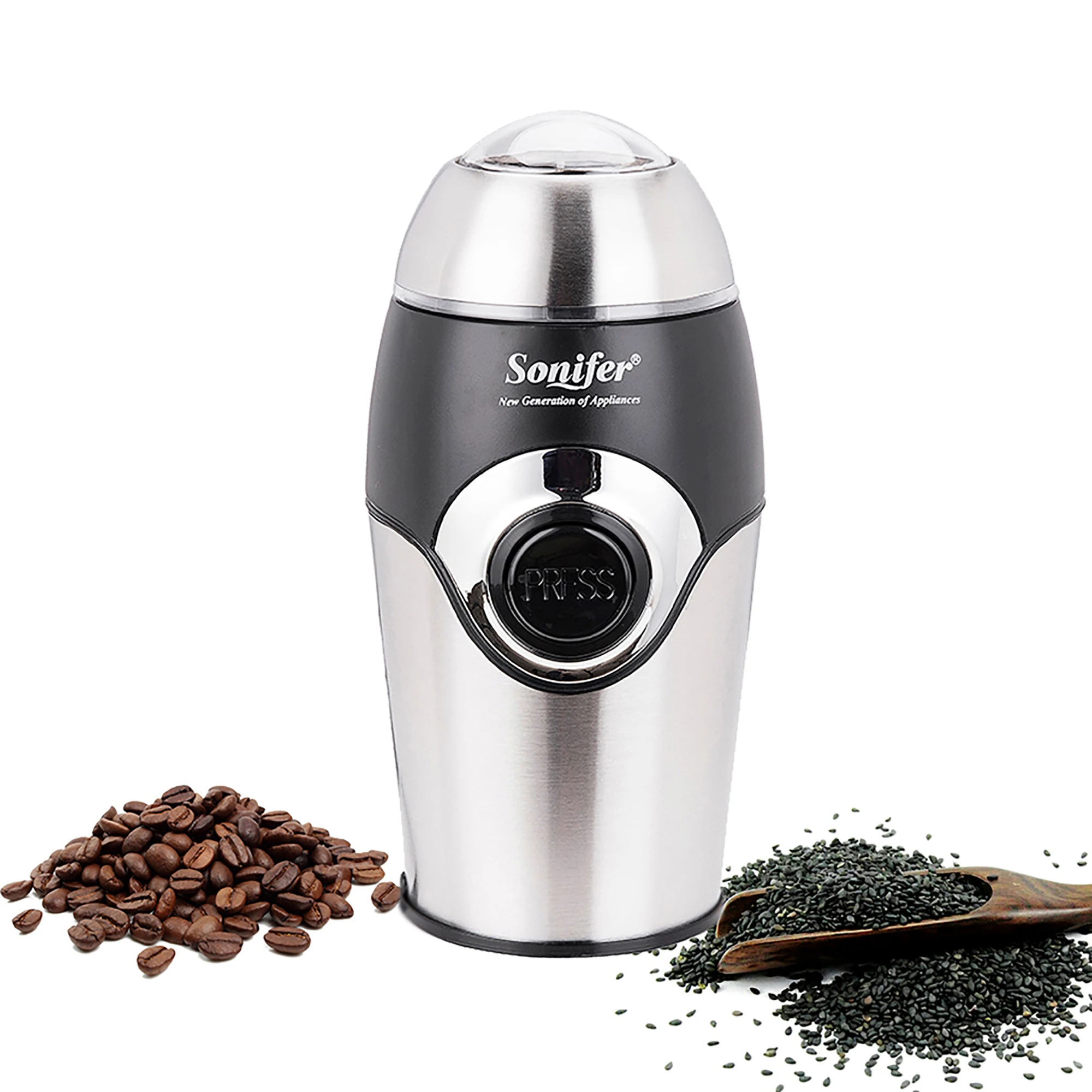 

200W Mini Electric Coffee Grinder Maker Kitchen Salt Pepper Grinder Spices Nut Seed Coffee Beans Mill Herbs Nuts 220V Sonifer