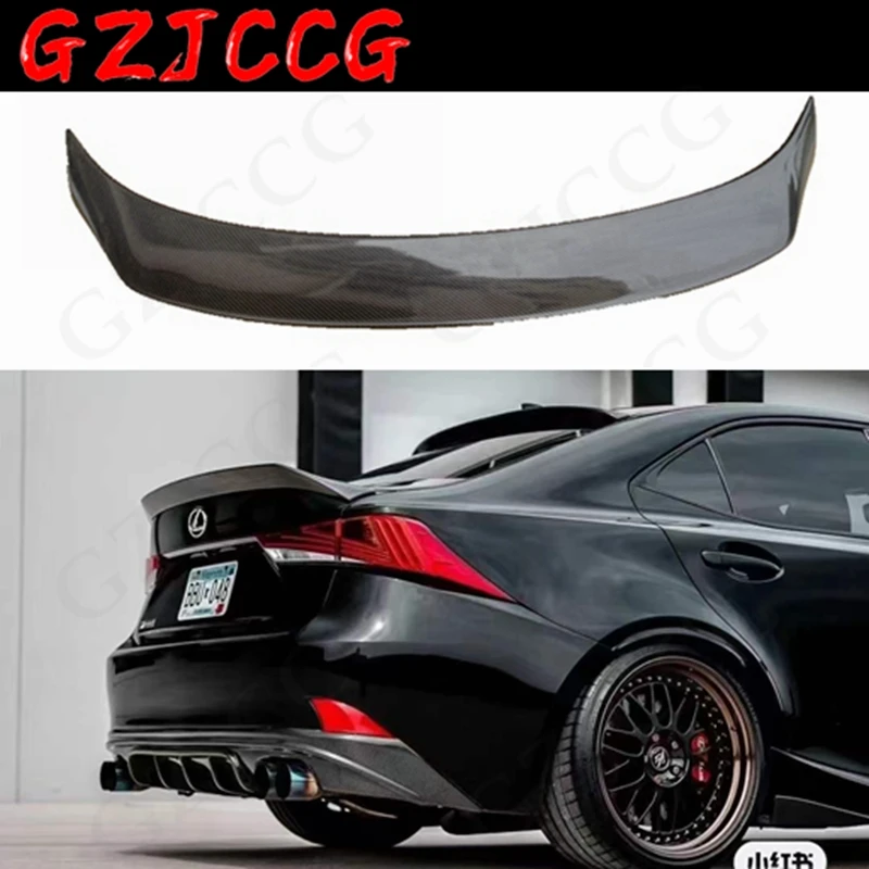

Carbon Fiber /FRP Rear Trunk Boot Duck Spoiler Back windshield Wing For Lexus IS IS250 IS300 IS350 2014-2018 Car Styling