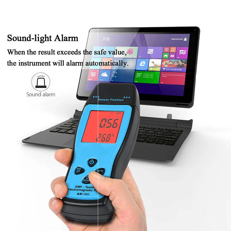 Цифровой дозиметр излучения счетчик Ручной мини EMF тестер ЖК дисплей