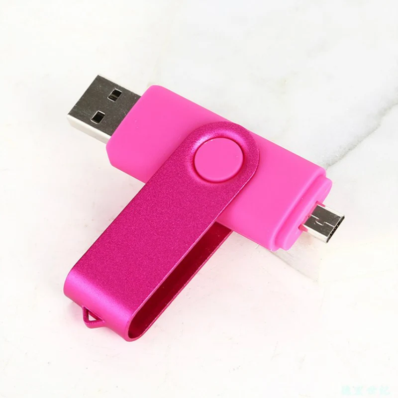 

New OTG USB Flash Drive 4GB 8GB 16GB 32GB for Android /Tablet /PC USB 2.0 Pendrives Custom Logo Pen Drive U Dick Wedding Gifts