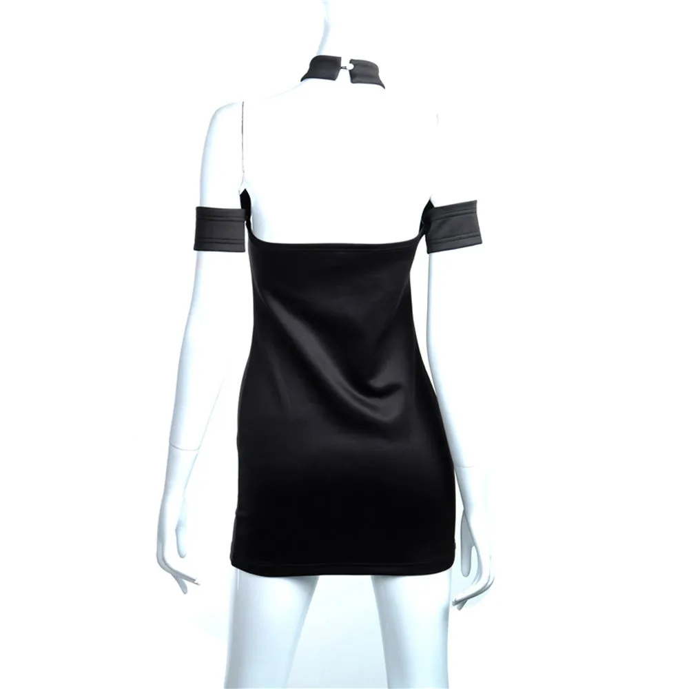 

Women Casual Off Shoulder Short Mini Dress Evening Party Bandage Bodycon Dress Kawaii Vestido Festa