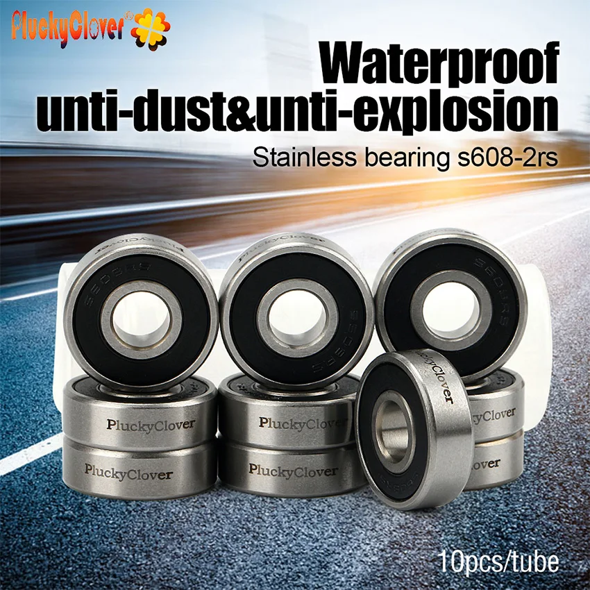 10 шт. 608 2rs подшипник из нержавеющей стали для пальчикового гироскопа роликовые