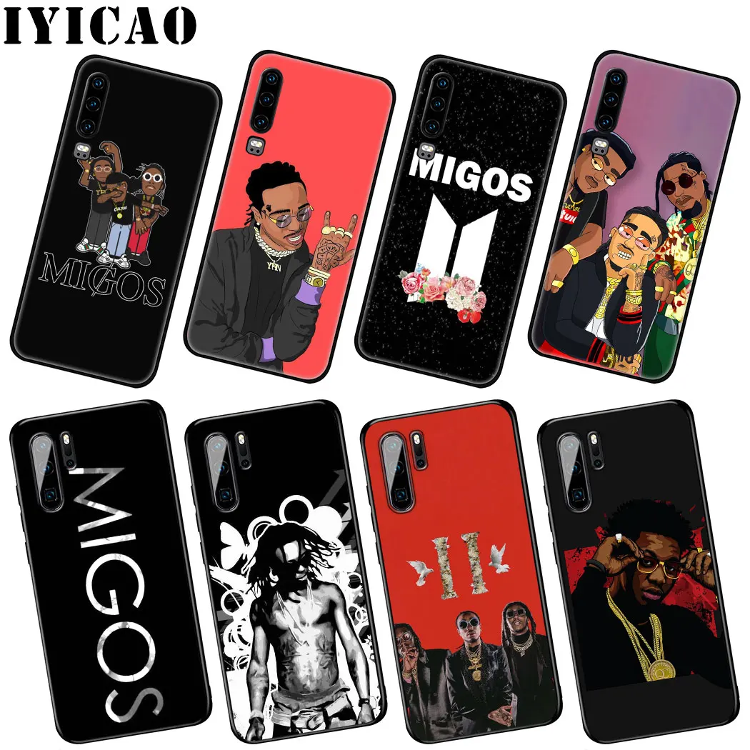 IYICAO Quavo Rapper Migos Мягкий силиконовый чехол для huawei P Smart Z Plus 2019 P30 P20 P10 Lite Pro Чехол
