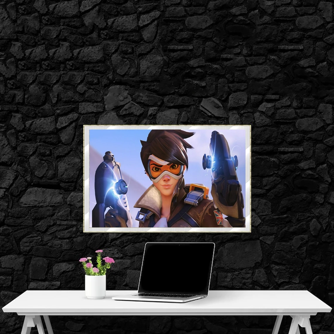 Новый постер-трассировщик для видеоигр Художественная печать Картина на холсте