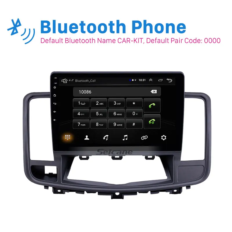 Seicane gps Navi 2Din Android 8 1 HD 10 &quotдля Nissan старая модель Teana 2009 2013 головное устройство с AUX