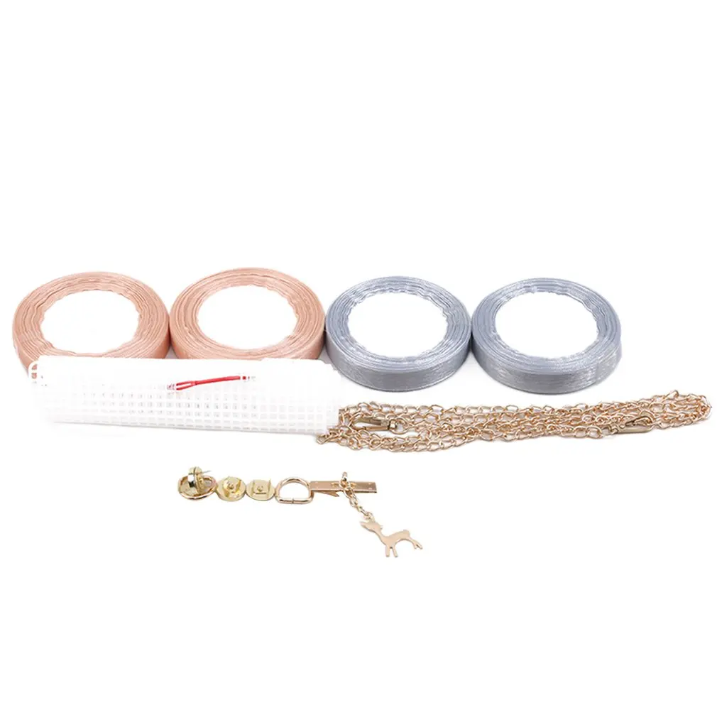 

Цепочка ручной работы «сделай сам», Диагональная Сумка на одно плечо, материал для инструментов, сетчатая марля, тканая сумка, аксессуары ру...