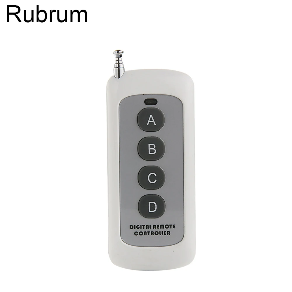 Rurum 433 МГц 4 CH Кнопка 1527 код RF реле дистанционное управление переключатель
