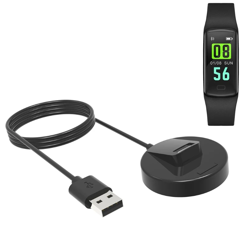 

KX4A Portable Cradle USB Charging Cable Dock Holder Portable Power Charge Cord Stand Charger Bracket Compatible for jeep-Band