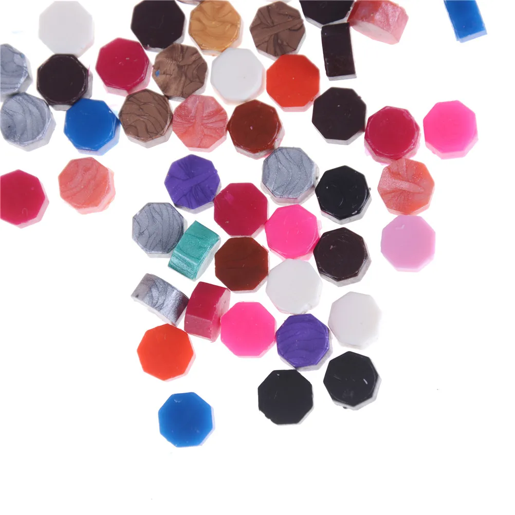 

10 PCS/set Stamps Sealing Wax granule In bulk Multifunction Documents Wedding Invitations Stamp supplies Multicolor