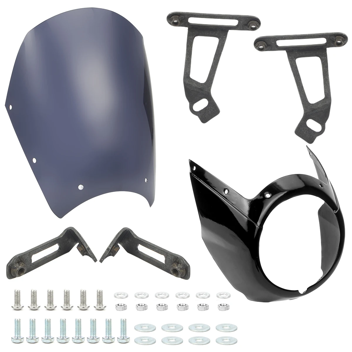 

Latest Headlight Fairing Screen w/ Mounting Bracket Kit For Victory Octane