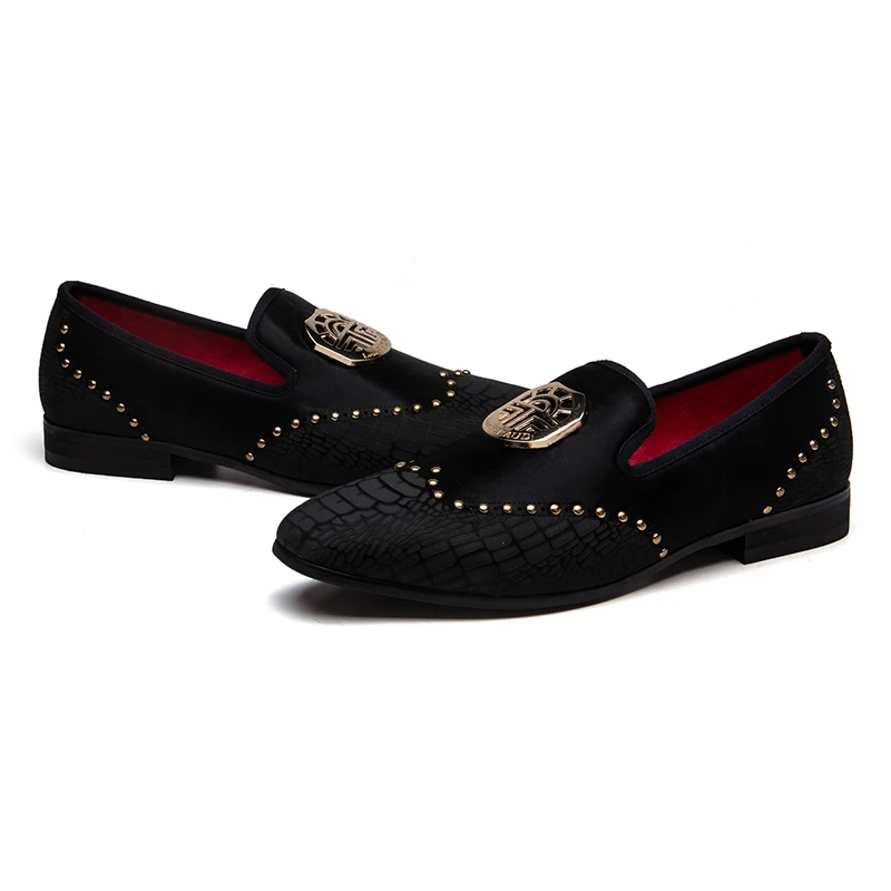 MEIJIANA Men Loafers Shoes Casual Fashion Luxury Handmade Black Wedding | Обувь