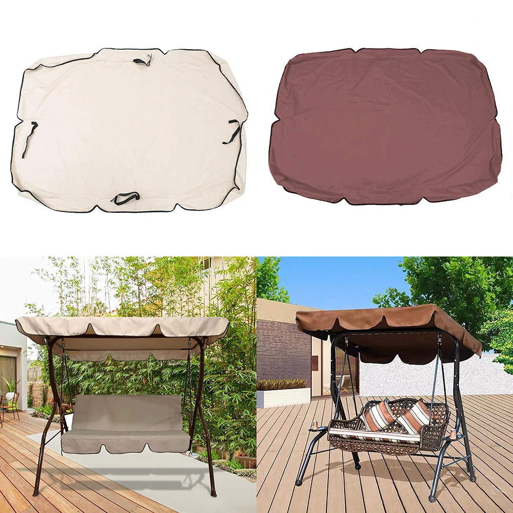 

1pcs Outdoor Sunshade Anti Dust Protector, Waterproof Swing Seat Top Cover Outdoor Rainproof Durable Anti Dust Protector