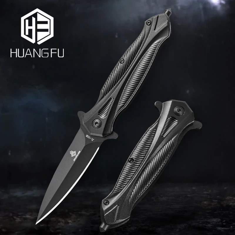 

HUANGFU Mini Knife 7CR13MOV Folding Knife Pocket Knife Military Survival Knife Wild Survival Emergency Rescue Knife