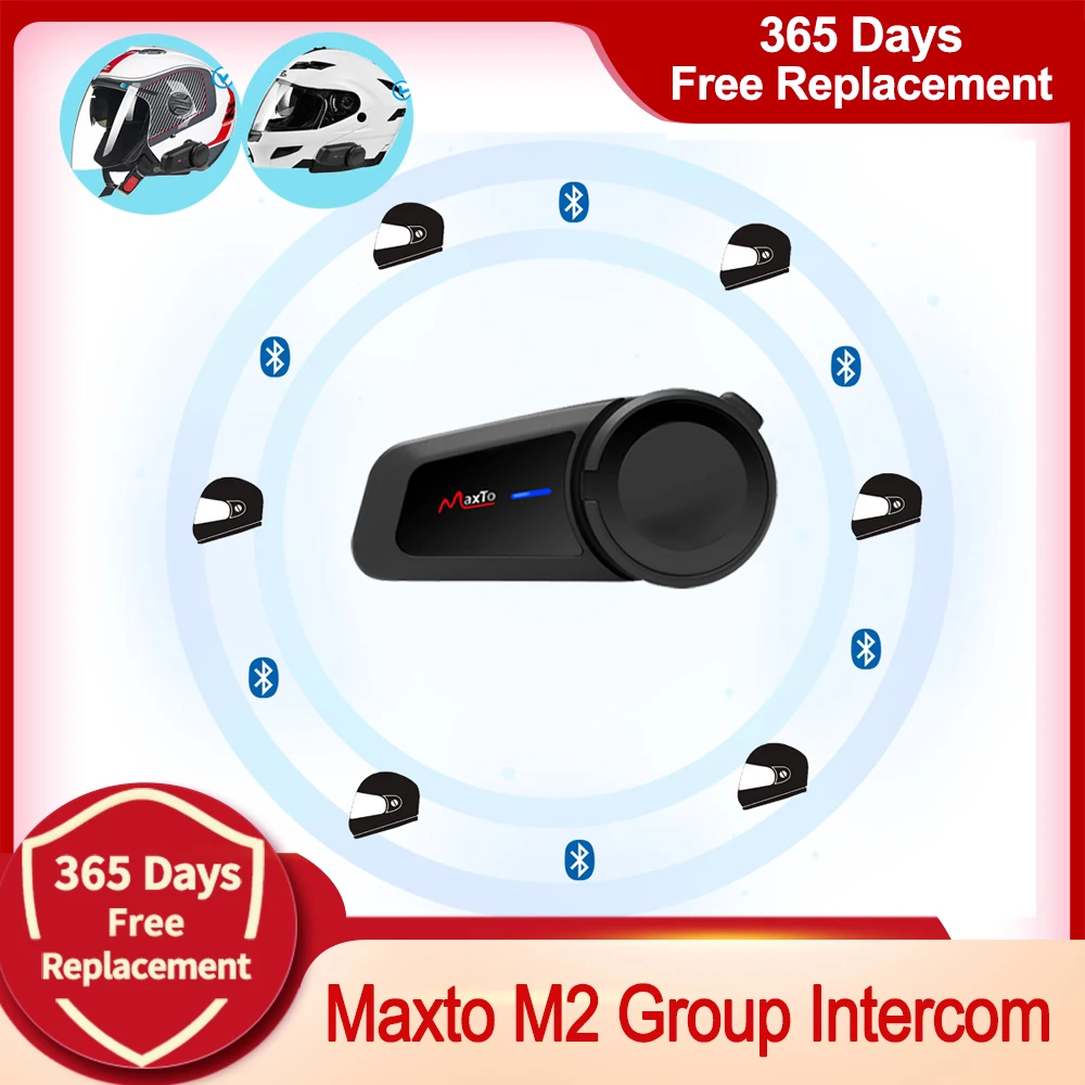 Maxto M2 мотоциклетный шлем Casco Group Интерком 1000 м гарнитура Bluetooth 5 0 FM - Цена: 3841.76