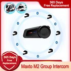 Maxto M2 мотоциклетный шлем Casco Group Интерком 1000 м гарнитура Bluetooth 5,0 FM MP3 совместима с любыми наушниками