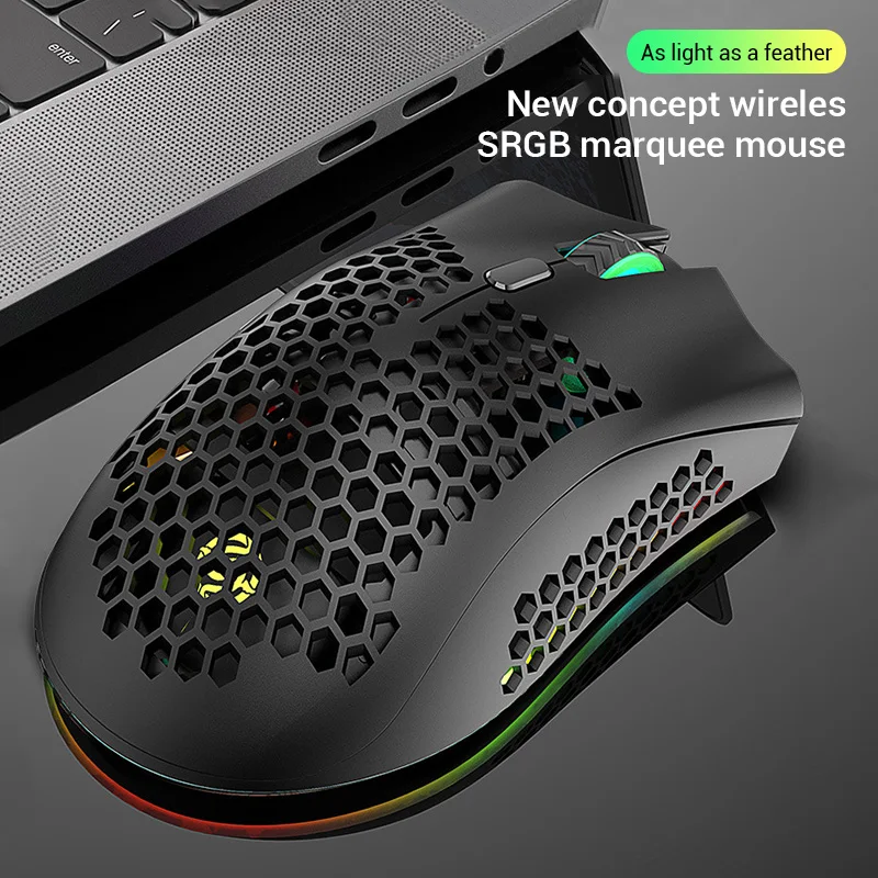wireless mouse optical for computer game 1600dpi 7 buttons usb 2 4g rechargeable led backlight gamer mice for pc gaming laptops free global shipping