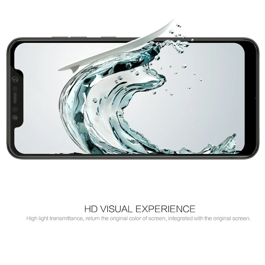 NILLKIN чехол CP+ Закаленное стекло пленка для xiaomi POCOPHONE F1 полное покрытие стекло протектор экрана для xiaomi POCO F1