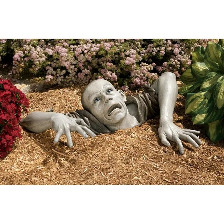 

Halloween Props Horror Climber Resin Ornaments Amazon Swamp Zombie Crawling Ghost Outdoor Garden Statue