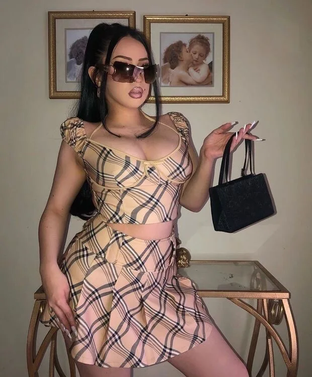 

y2k Plaid Skirts Sets Suits e girl Vintage y2k Clothes Club Outfit Pleated Skirts Sexy Crop Top Two Piece Sets Womens Outfits