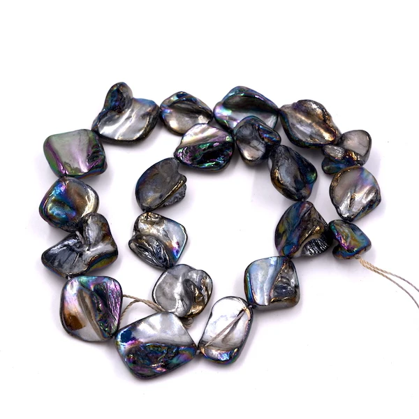 Ракушка квадратная свободная для бижутерии 12-17 мм 20 шт. | Украшения и аксессуары