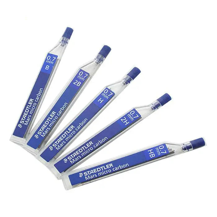 1 трубка STAEDTLER 250 механический карандаш 12/трубки 0 7 мм 2h/ч/HB/B/2B профессиональный