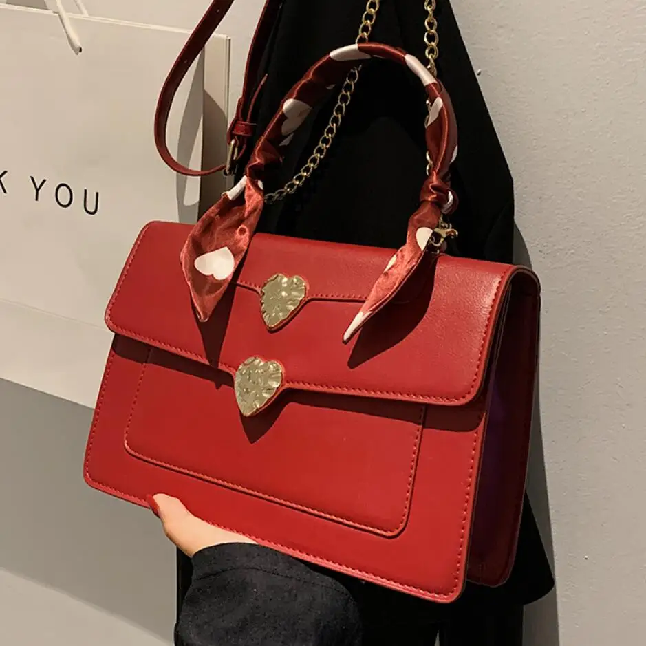 

Женская сумка-тоут, из искусственной кожи, однотонная, на зиму, 2021