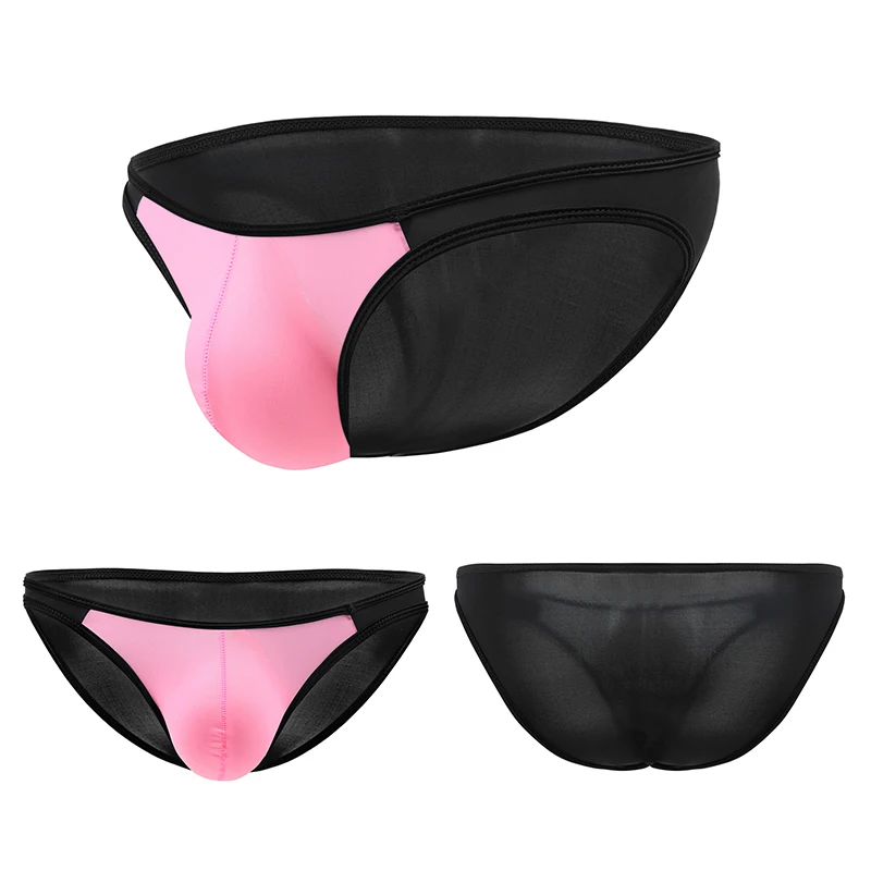 Модное нижнее белье мужские сексуальные трусы стринги с низкой талией U выпуклые