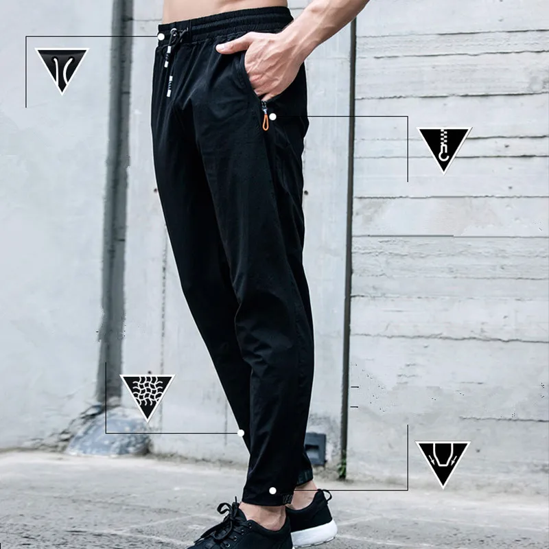 Новинка 2019 Мужские штаны для бега футбола тренировок брюки активных пробежек