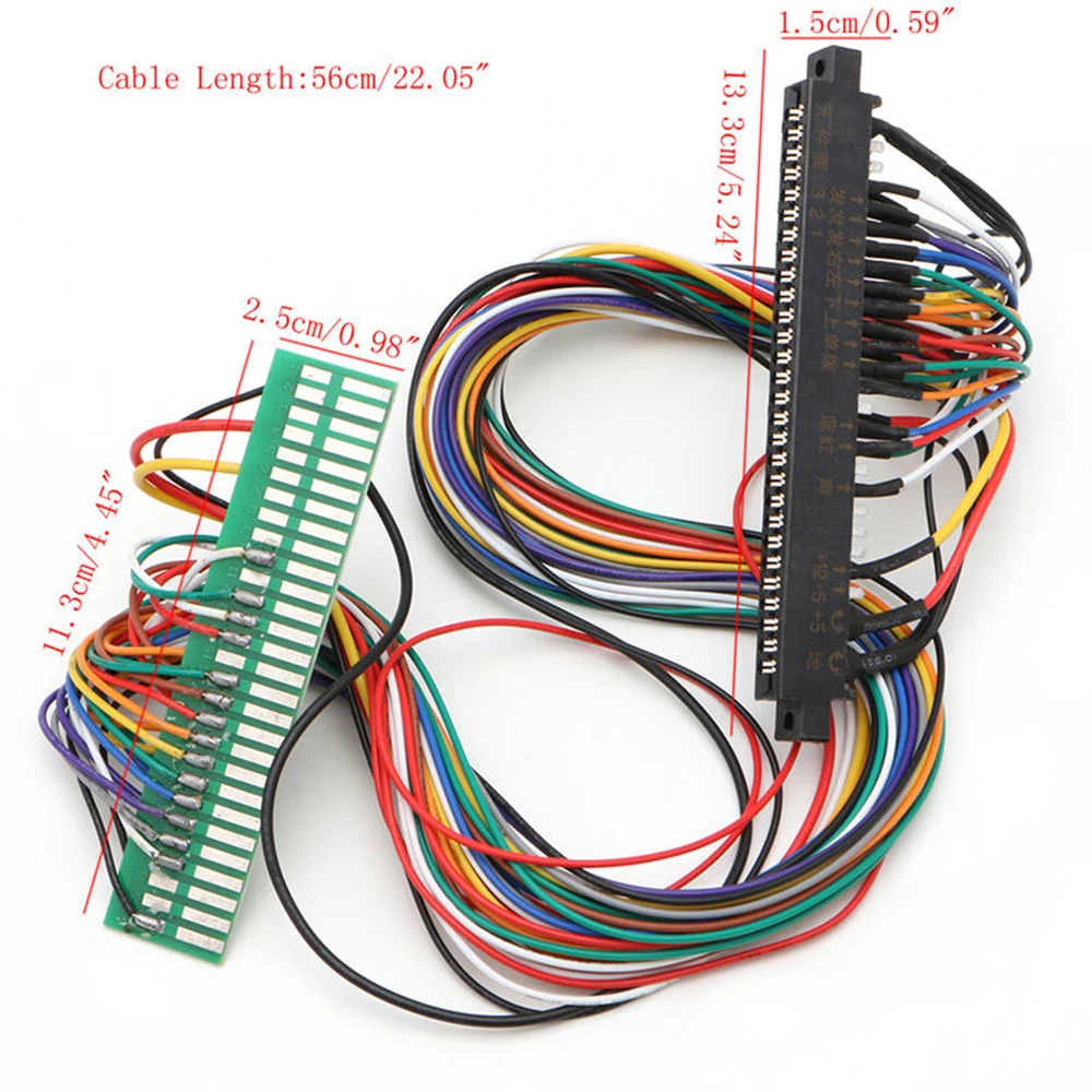 56 Pin 28P Jamma удлинитель ремня для аркадных игровых шкафов 22 дюйма|Запасные части| |