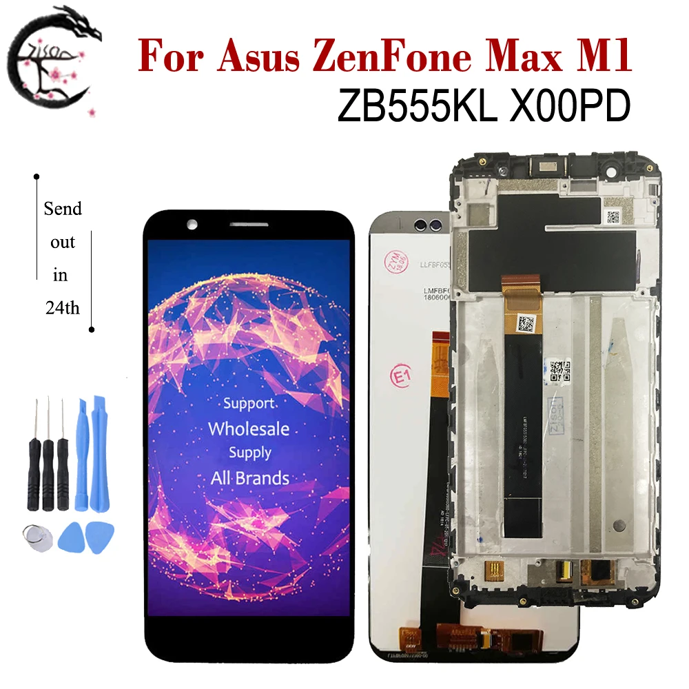 Дисплейный модуль для Asus ZenFone Max M1 ZB555KL 5 дюйма с рамкой/без рамки|Экраны мобильных