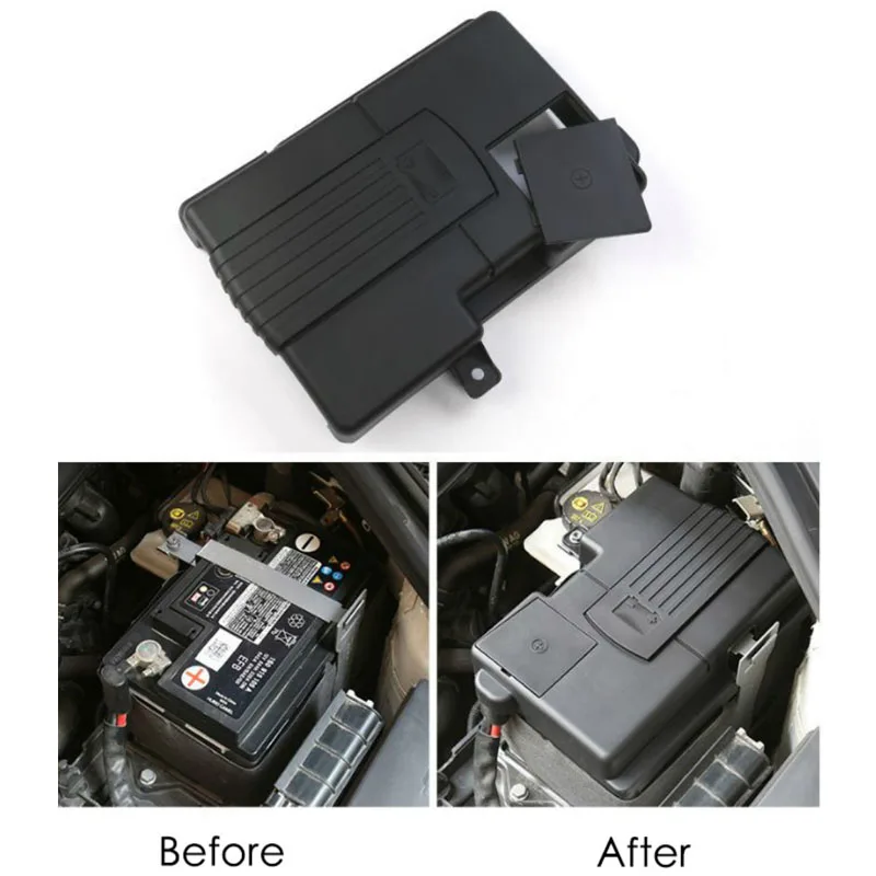 For Skoda Kodiaq Octavia 5E A7 VW Tiguan L  Engine Battery  Protective Cover Dust Cover Negative Electrode Waterproof